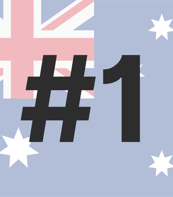 Nr. 1 in Australien und Neuseeland