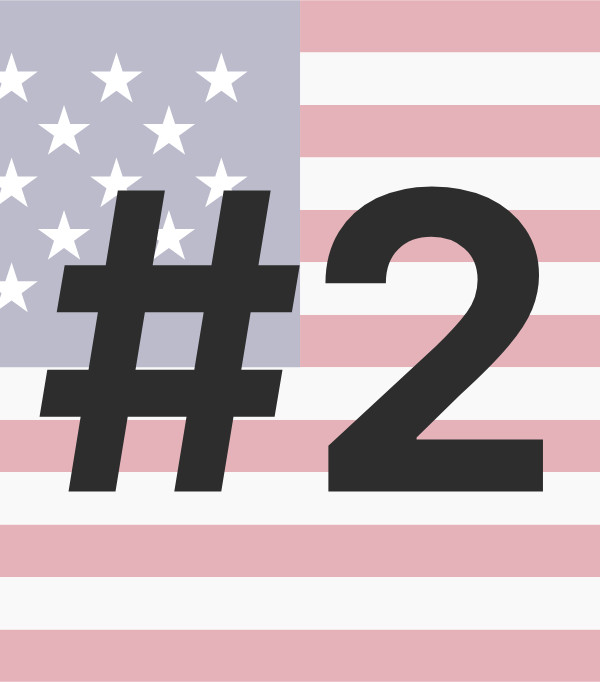 Nr. 2 in den USA